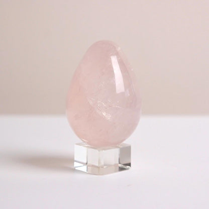 Gemmy Star Rose Quartz Egg | Rose Quartz Crystal Egg