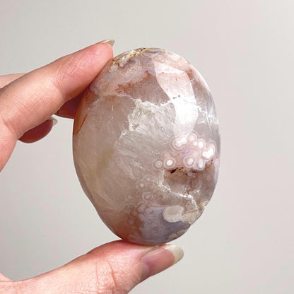 Flower Agate Palm | Cherry Blossom Agate Crystal Palm