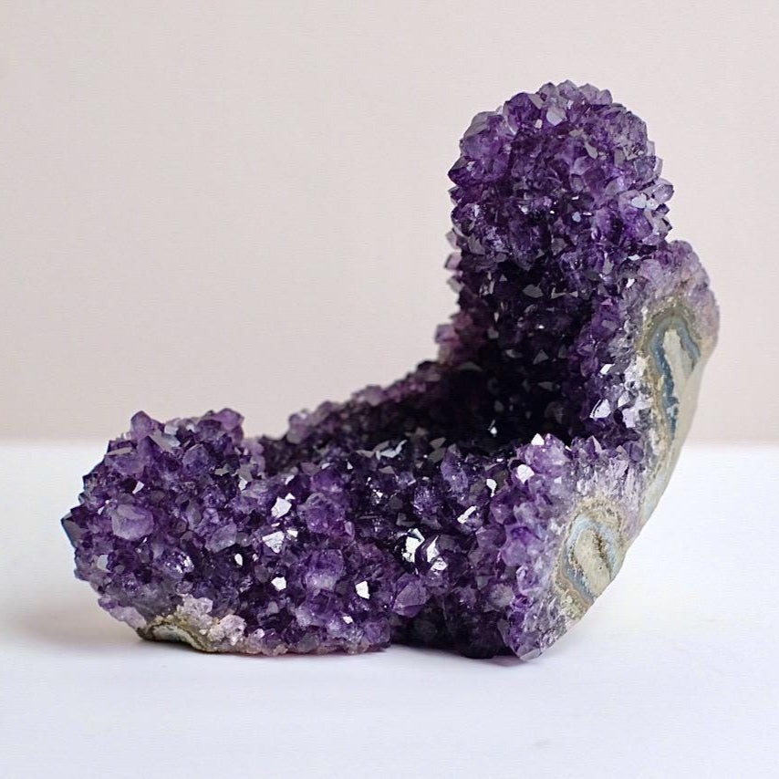 Amethyst Stalactite Cluster | Amethyst Crystal Geode Specimen