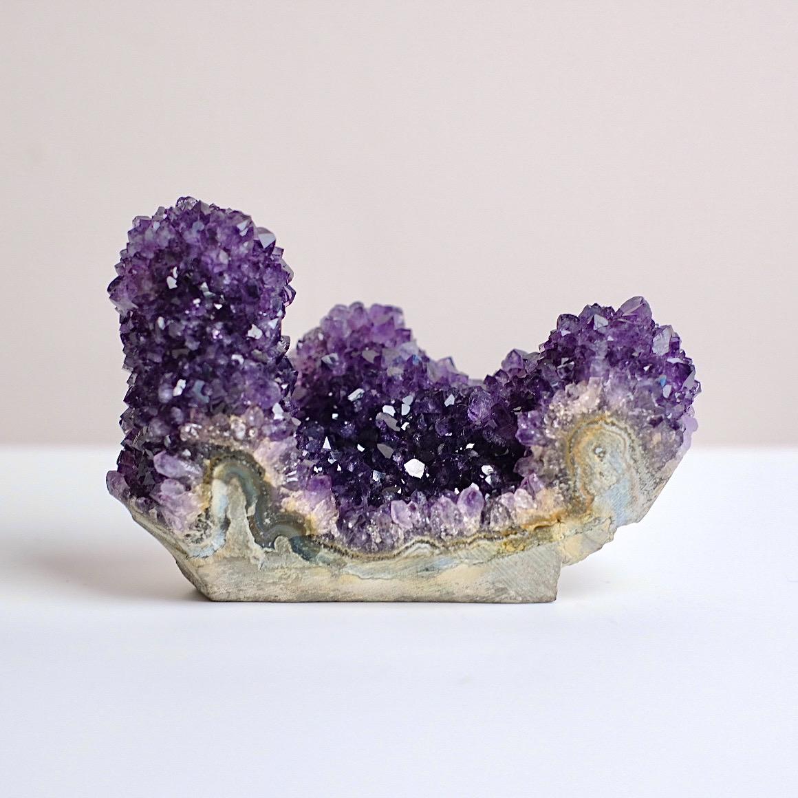 Amethyst Stalactite Cluster | Amethyst Crystal Geode Specimen