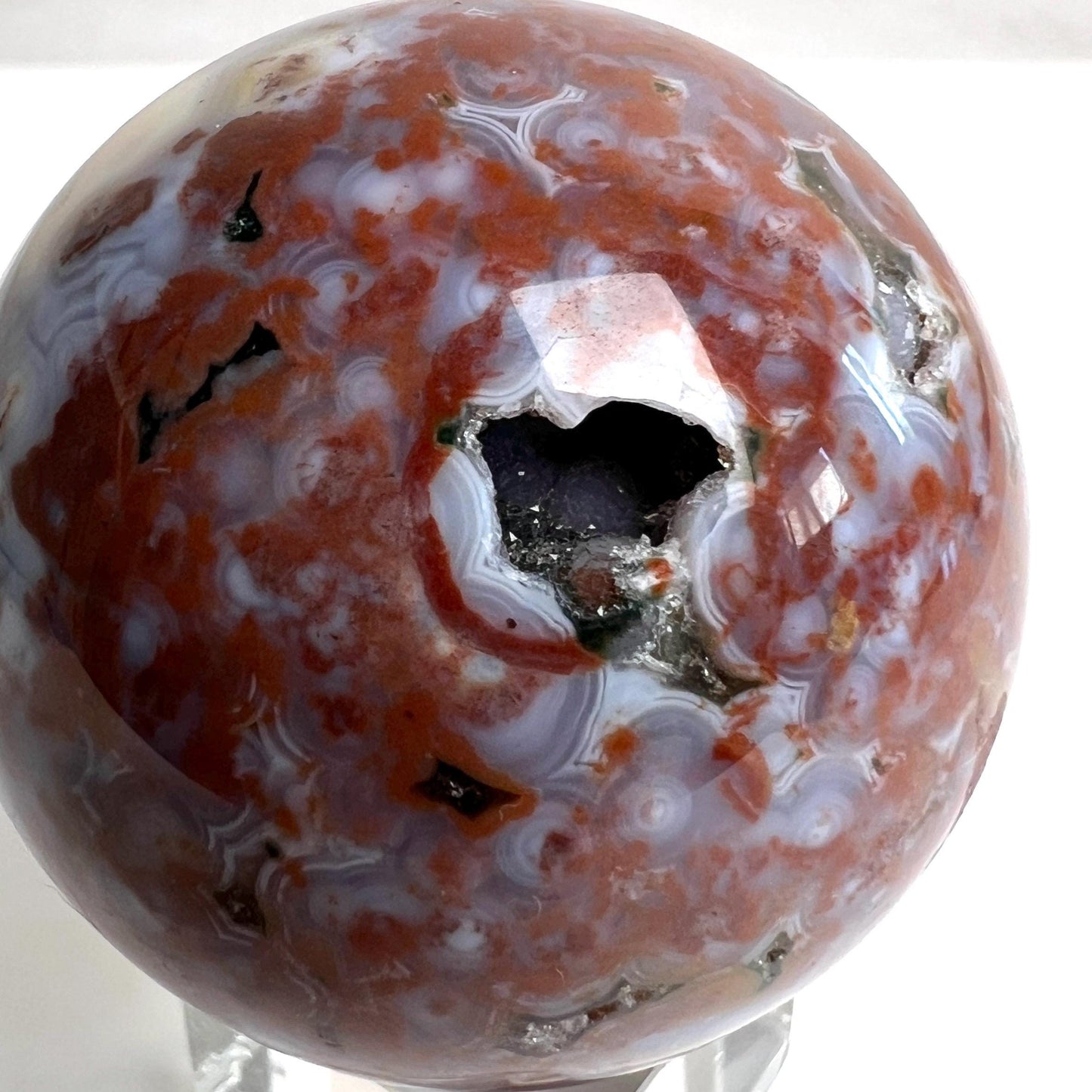 Ocean Jasper Sphere | Colourful Ocean Jasper Crystal Sphere