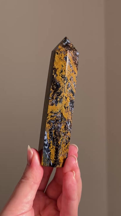 Rare Pietersite Point | Pietersite Crystal Tower