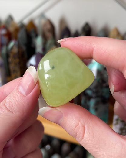 Australian Prehnite Freeform | Polished Prehnite Crystal