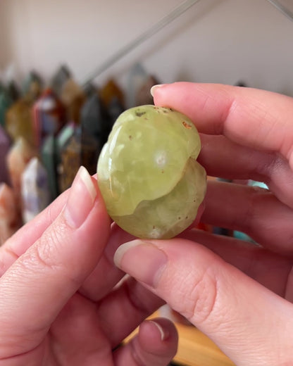 Australian Prehnite Freeform | Polished Prehnite Crystal