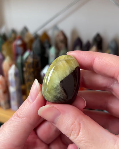 Australian Prehnite Freeform | Polished Prehnite Crystal