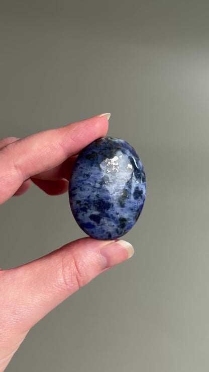 Sodalite Palm | Blue Sodalite Crystal Palm Stone