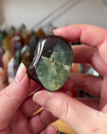 Australian Prehnite Freeform | Polished Prehnite Crystal