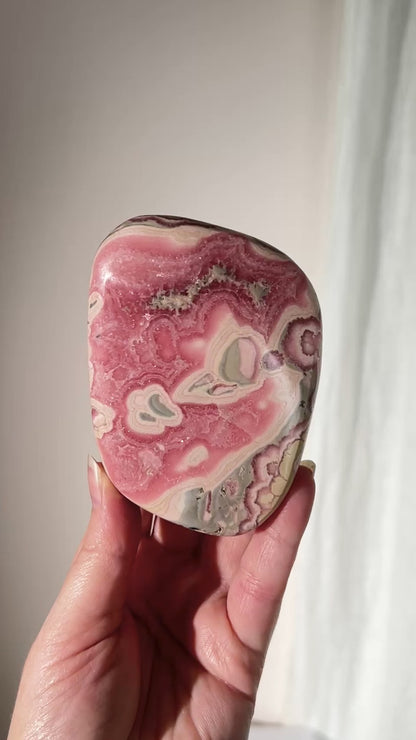 Rhodochrosite Freeform | Polished Rhodochrosite Crystal B