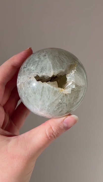Green Quartz Sphere | Prasiolite Crystal Sphere