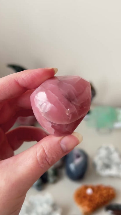Rare Guava Quartz Freeform | Pink Quartz Crystal Freeform