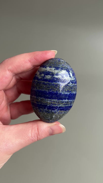 Lapis Lazuli Palm | Blue Lapis Crystal Palmstone