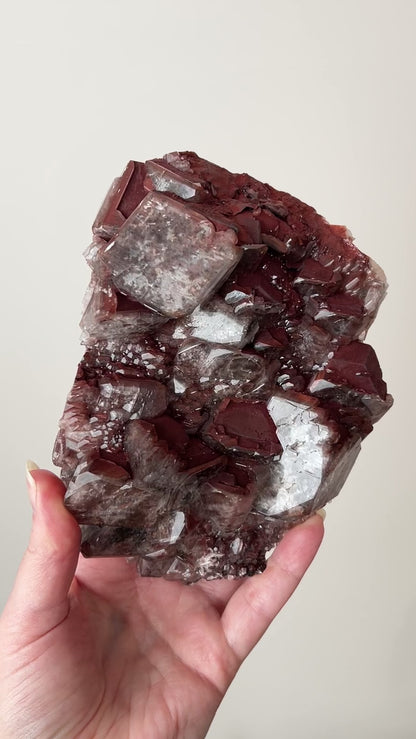 Chocolate Calcite Specimen | Calcite Crystal Cluster