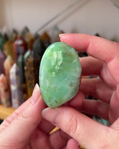 Australian Chrysoprase Freeform | Polished Chrysoprase Crystal