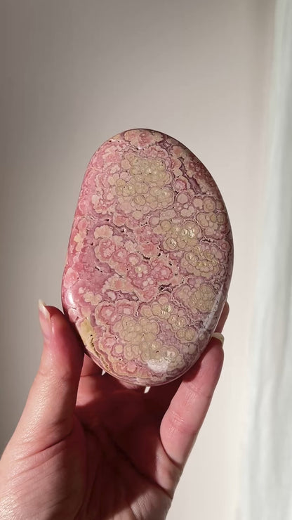 Rhodochrosite Freeform | Polished Rhodochrosite Crystal F