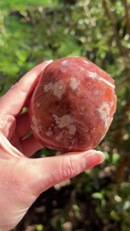 Raspberry Pink Amethyst Geode | Polished Pink Amethyst Crystal Specimen 9
