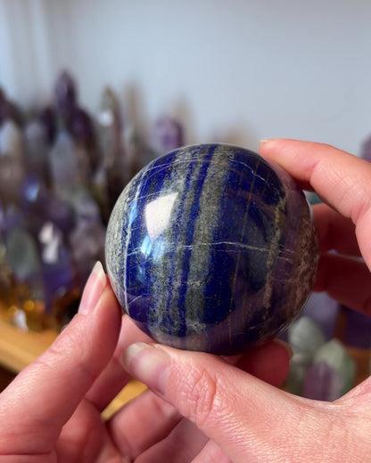 Lapis Lazuli Sphere | Blue Lapis Crystal Sphere