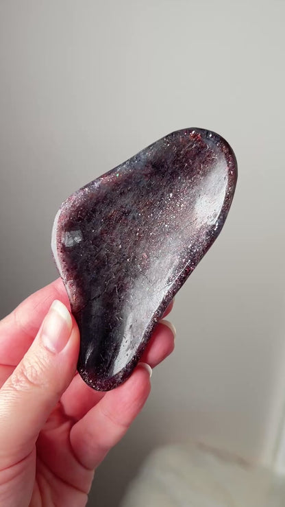 Bloodshot Iolite Bowl | Sunstone & Iolite Crystal Dish