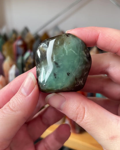 Australian Chrysoprase Freeform | Polished Chrysoprase Crystal