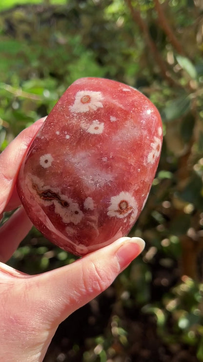 Raspberry Pink Amethyst | Polished Pink Amethyst Crystal Freeform 13