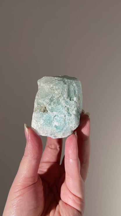 Raw Blue Aragonite Crystal | Rough Natural Aragonite Specimen