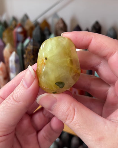 Australian Prehnite Freeform | Polished Prehnite Crystal