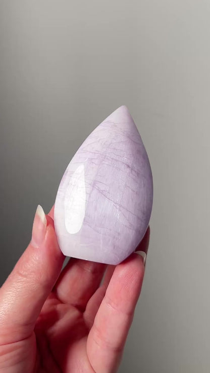 Flashy Kunzite Freeform | Polished Kunzite Flame