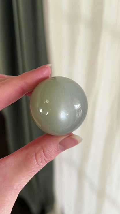 Sage Moonstone Sphere | Green Moonstone Crystal Sphere