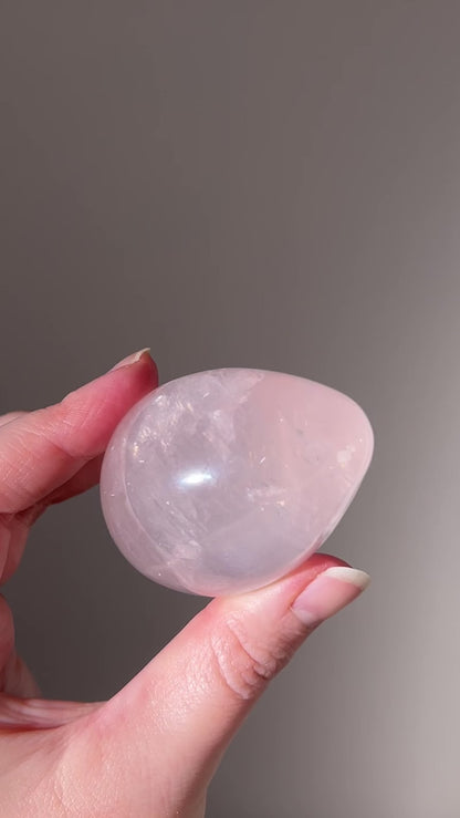 Gemmy Star Rose Quartz Egg | Rose Quartz Crystal Egg