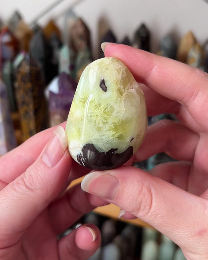 Australian Prehnite Freeform | Polished Prehnite Crystal