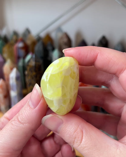 Australian Prehnite Freeform | Polished Prehnite Crystal