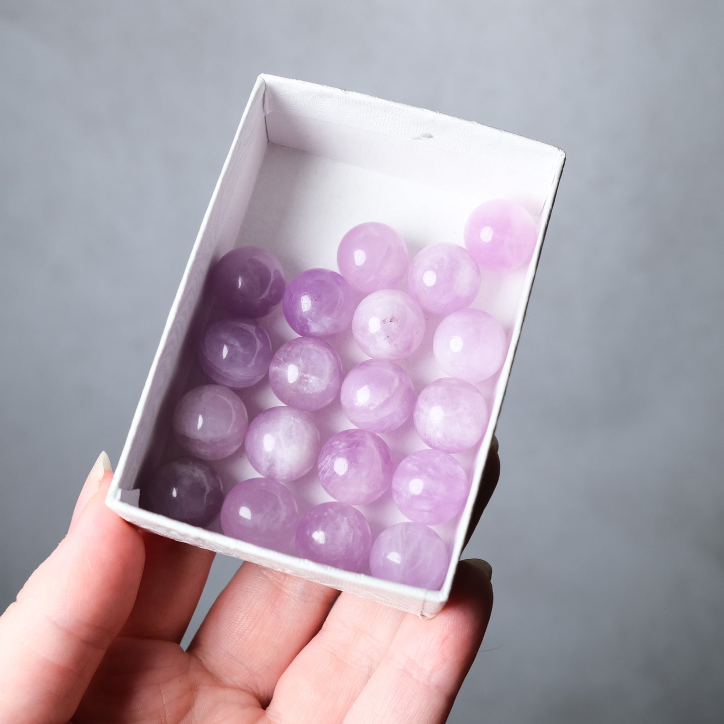 Flashy Kunzite Spheres | Pink Kunzite Mini Spheres