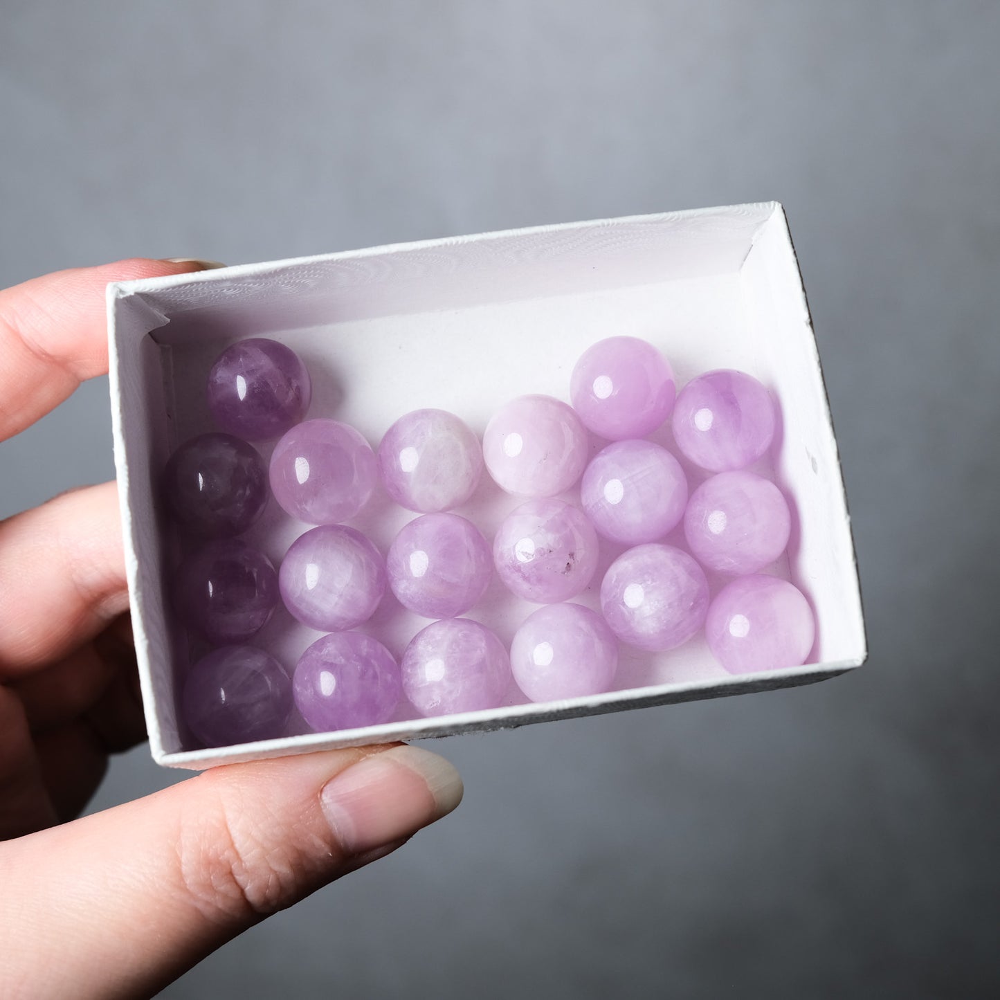 Flashy Kunzite Spheres | Pink Kunzite Mini Spheres