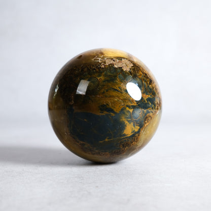 Nellite Crystal Sphere | Rare Nellite 'New Pietersite' Sphere