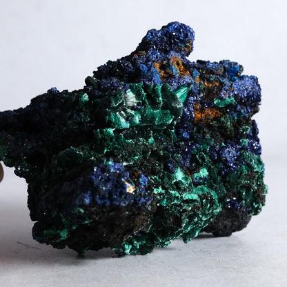 Raw Azurite Malachite Specimen | Fibrous Malachite Crystal