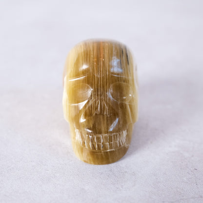 Gem Golden Mica Crystal Skull | Rare Flashy Mica Skull