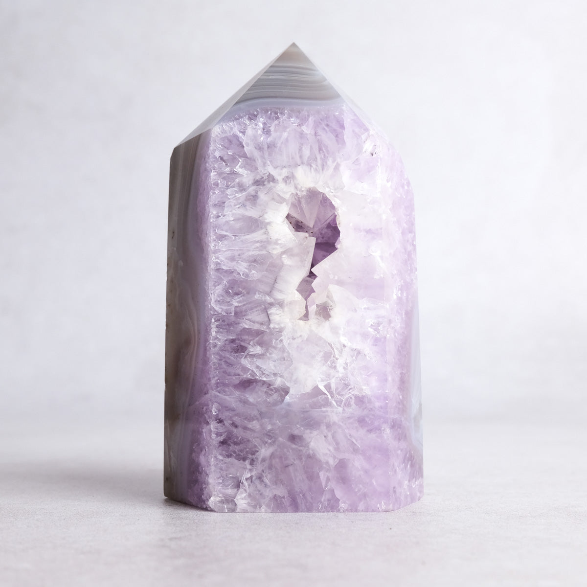 Amethyst & Agate Geode Tower