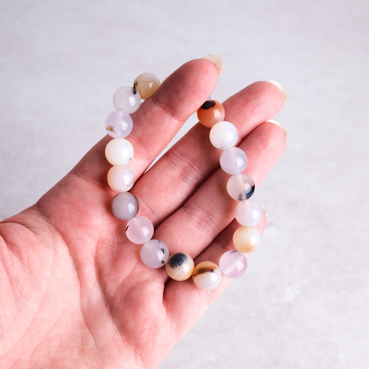 Montana Agate Bracelet | Dendritic Agate Crystal Bracelet