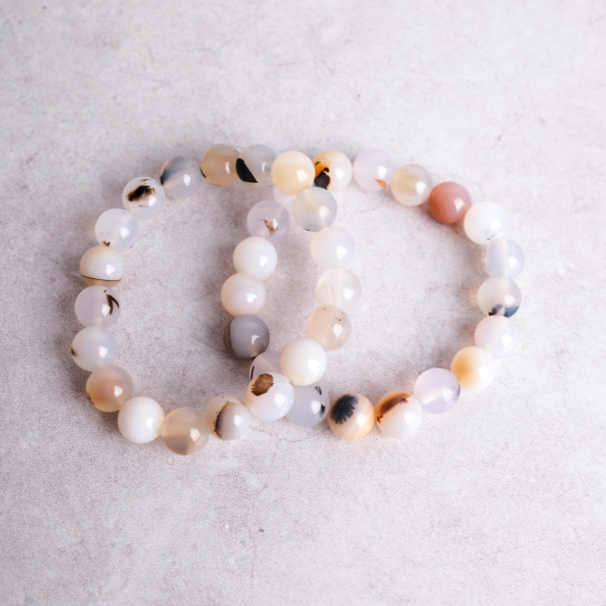 Montana Agate Bracelet | Dendritic Agate Crystal Bracelet