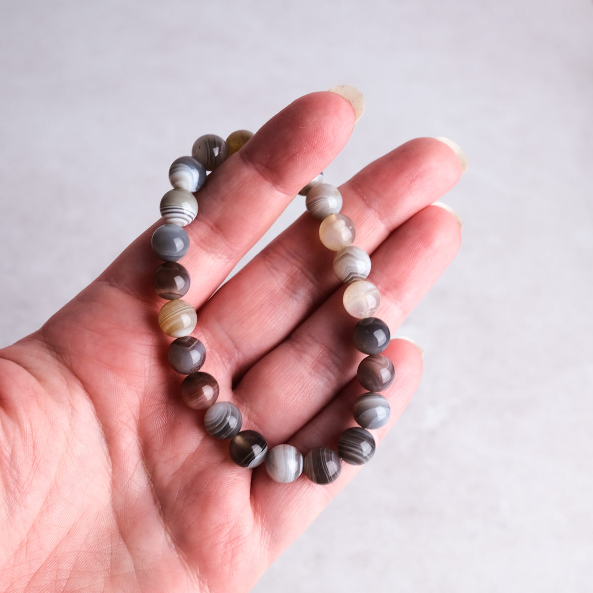 Botswana Agate Bracelet | Agate Crystal Bracelet