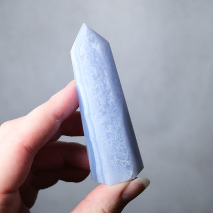 Blue Lace Agate Point | Blue Lace Agate Crystal Tower