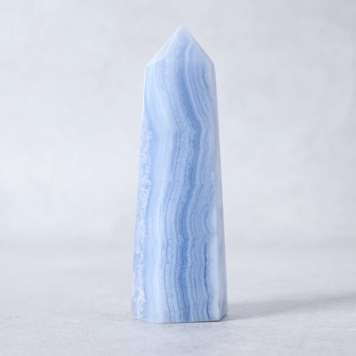 Blue Lace Agate Point | Blue Lace Agate Crystal Tower