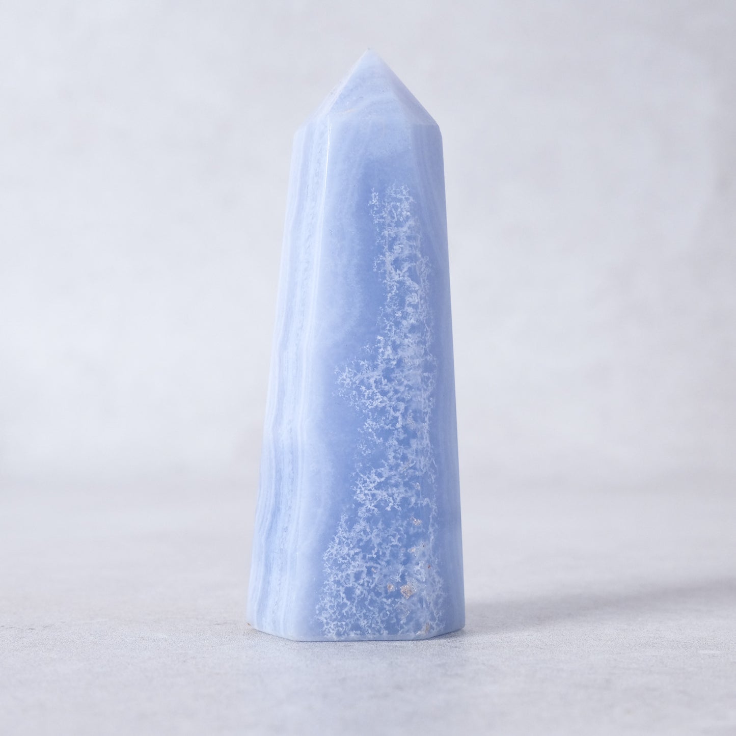 Blue Lace Agate Point | Blue Lace Agate Crystal Tower