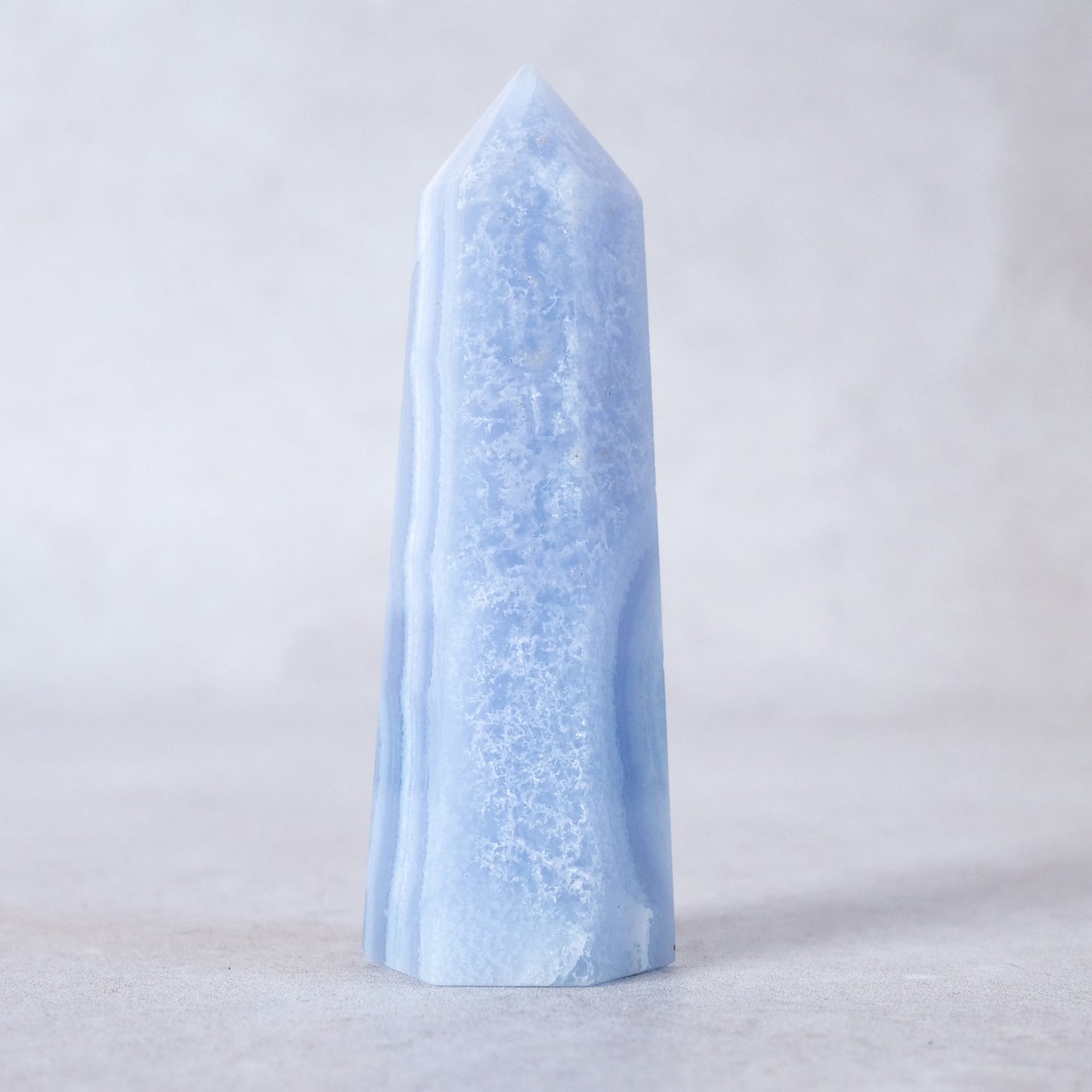 Blue Lace Agate Point | Blue Lace Agate Crystal Tower