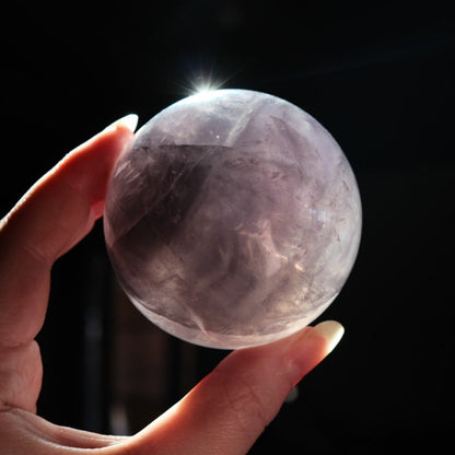 Mica Fluorite Sphere | Flashy Mica & Fluorite Crystal Sphere