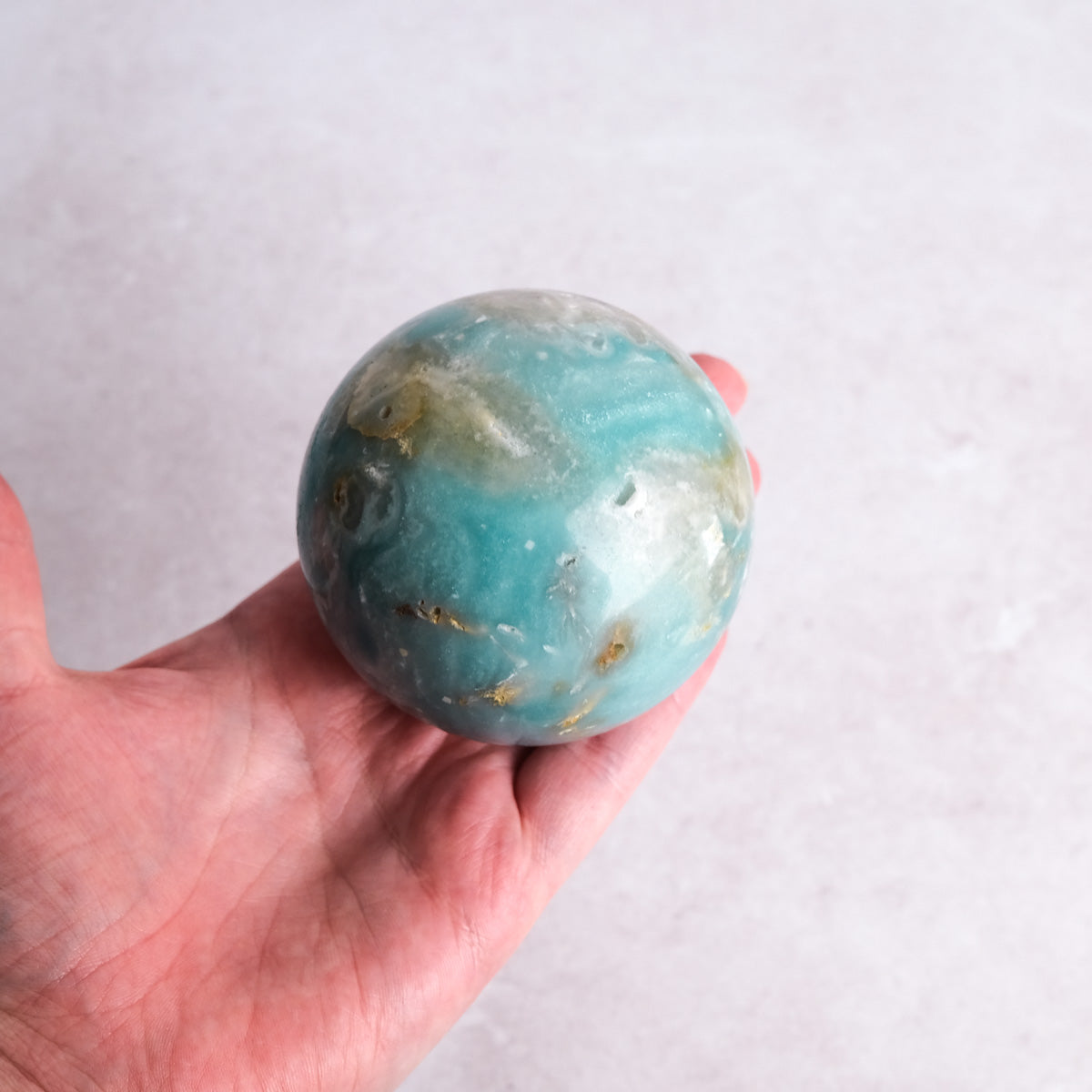 Azumar Crystal Sphere | Blue Quartzite