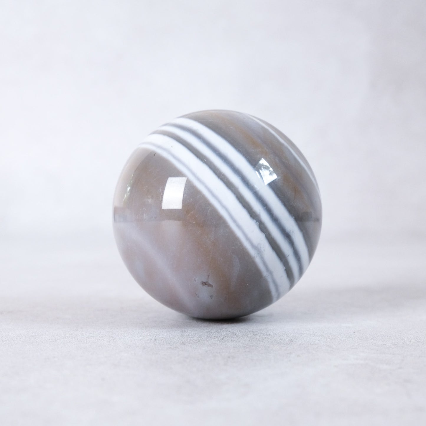 Flint Crystal Sphere | Banded Flint Sphere