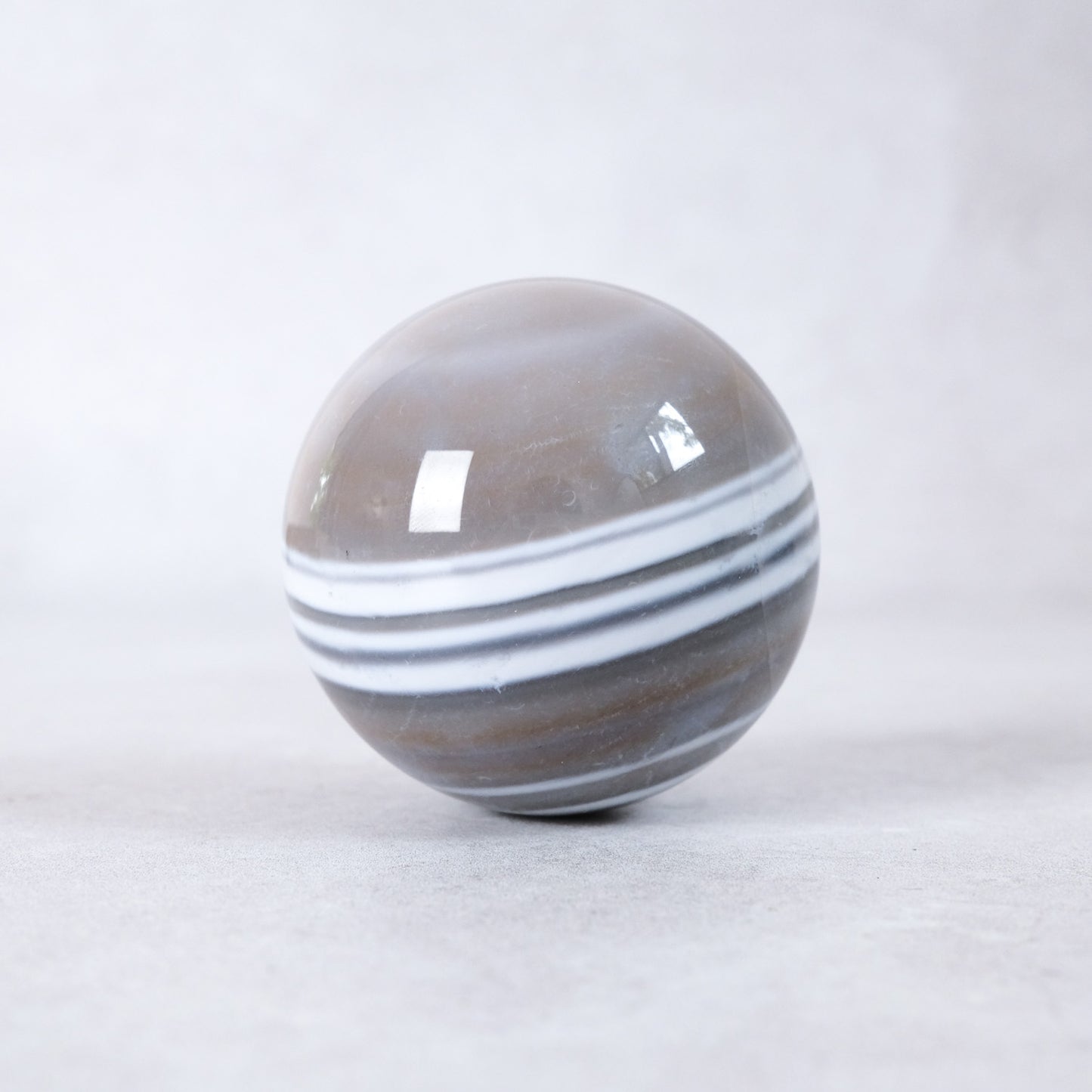 Flint Crystal Sphere | Banded Flint Sphere