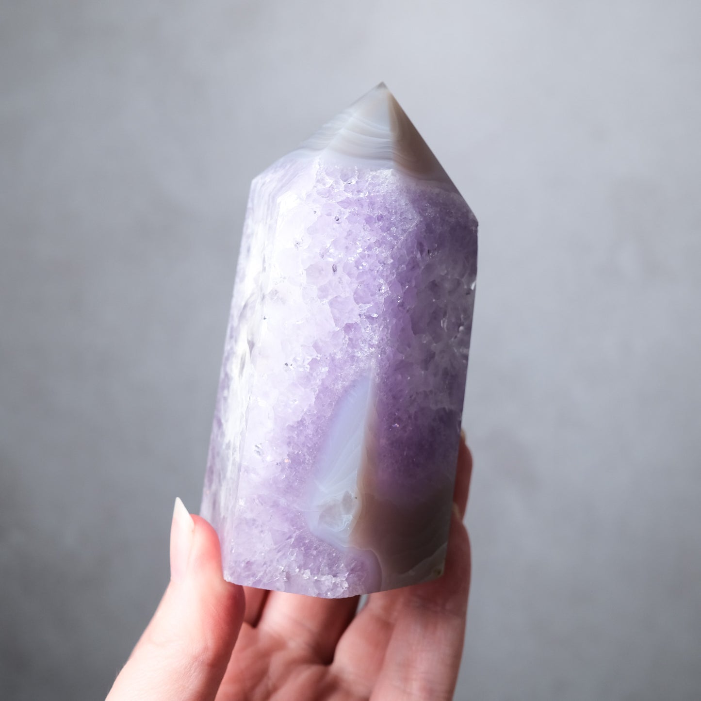 Amethyst & Agate Geode Tower