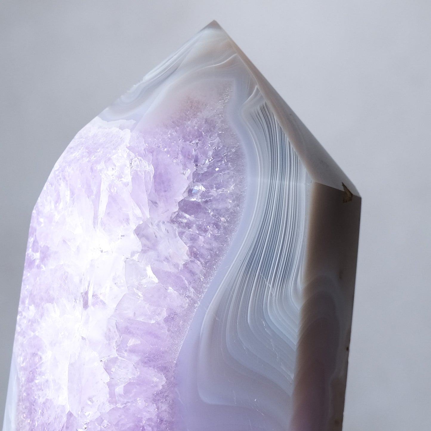 Amethyst & Agate Geode Tower