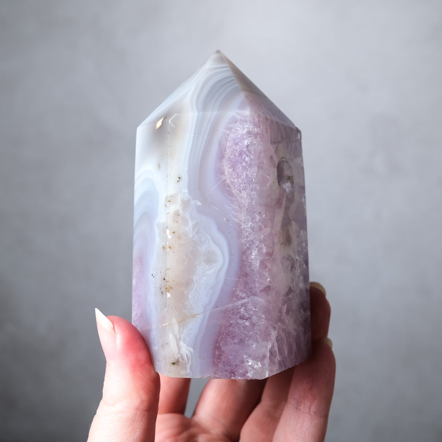 Amethyst & Agate Geode Tower
